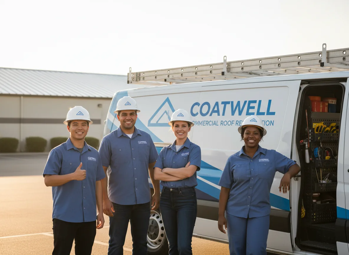 Commercial roof coating company in Grand View, ID